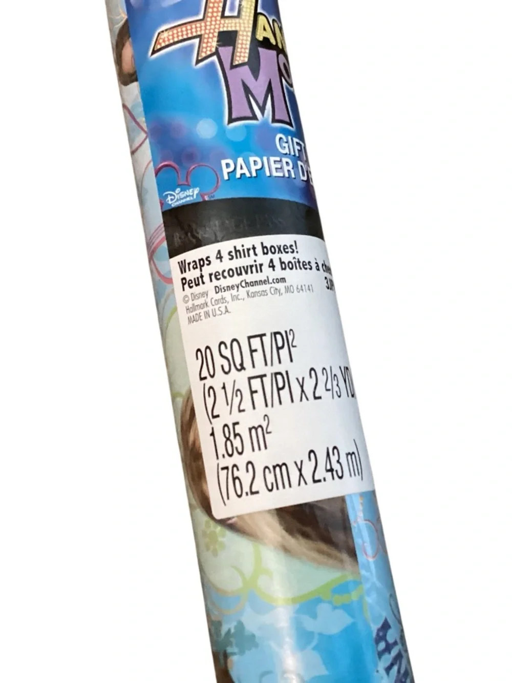 Disney Hannah Montana Vintage Roll Gift Wrap